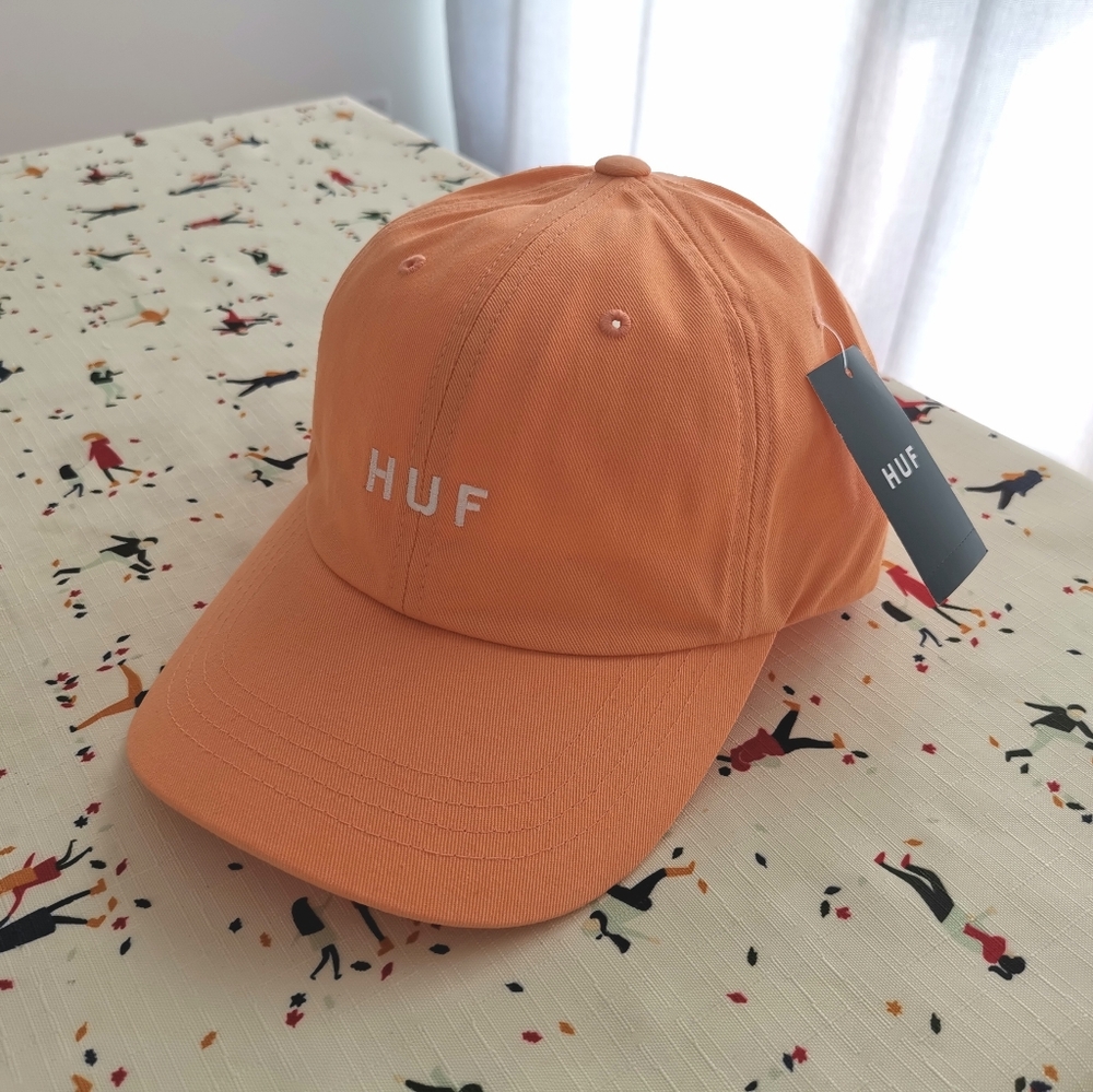 HUF cap (coral pink)